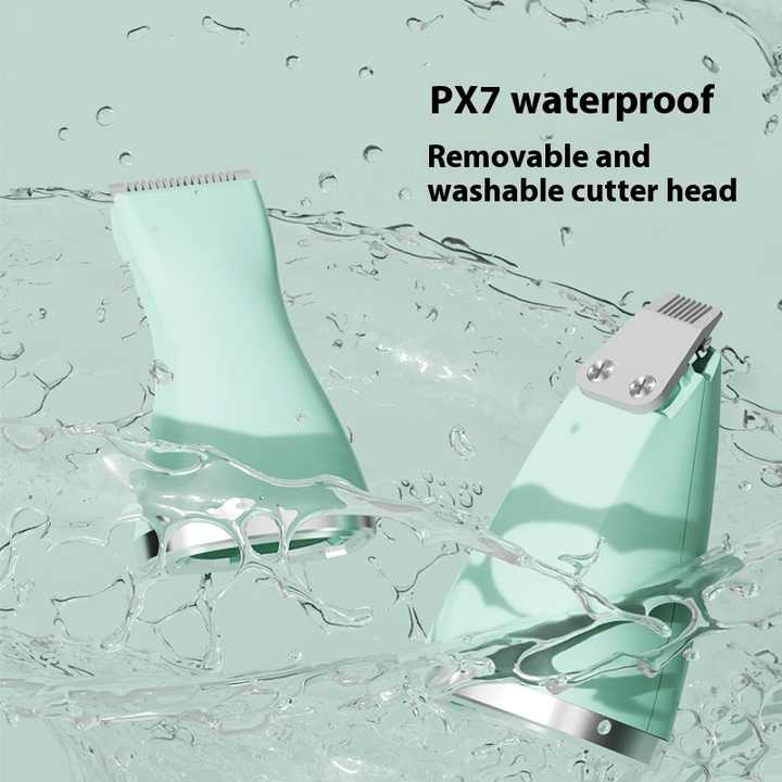 Light Green 4-in-1 Pet Grooming Electric Clippers - Rechargeable