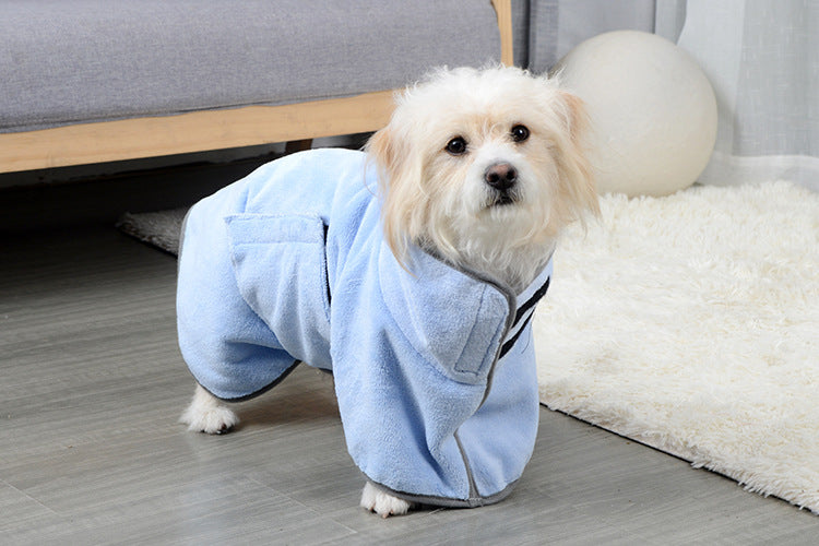 Cozy Pet Drying Wrap for Small to Medium Dogs