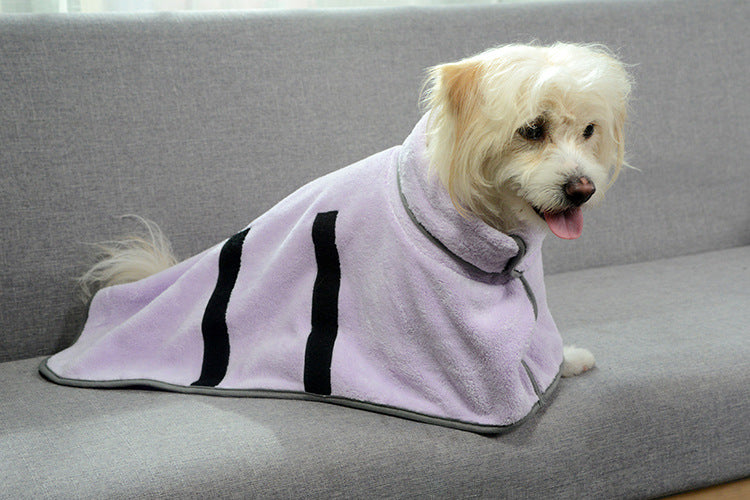 Cozy Pet Drying Wrap for Small to Medium Dogs