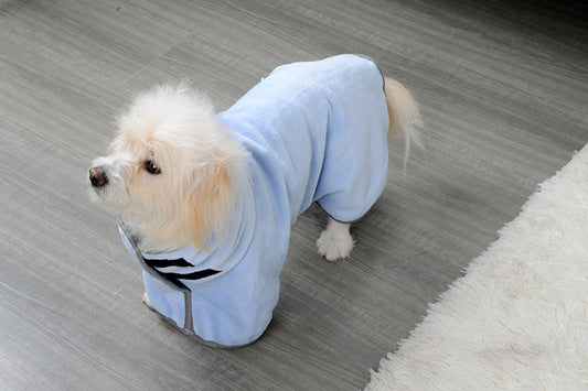 Cozy Pet Drying Wrap for Small to Medium Dogs